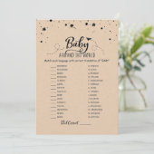 Answers Baby Shower Cardで世界中のベビー 招待状 (スタンド正面)