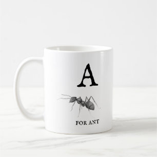 Antの場合は「A」 コーヒーマグカップ