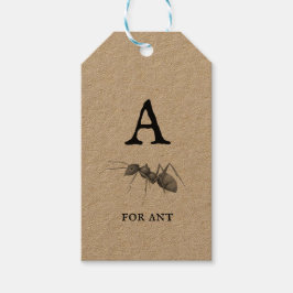 Antの「A」 ギフトタグ