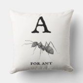 Antの「A」 クッション (裏面)