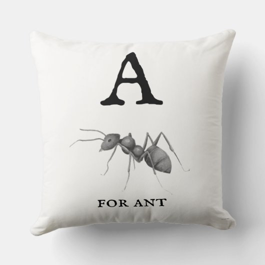 Antの「A」 クッション (裏面)