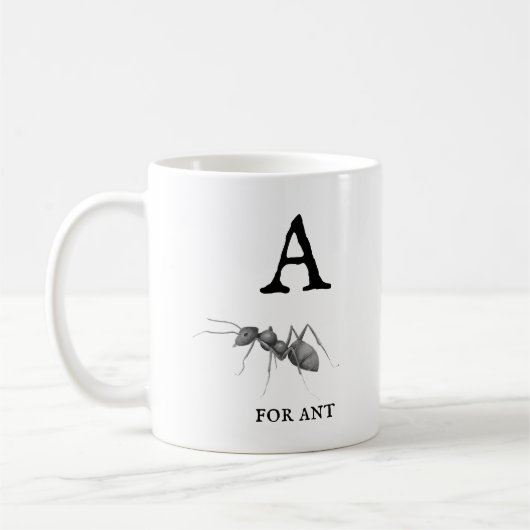 Antの「A」 コーヒーマグカップ (左)