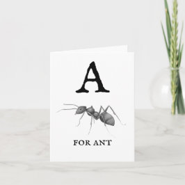 Antの「A」 ノートカード