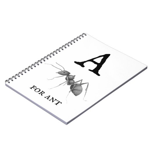 Antの「A」 ノートブック (左側)