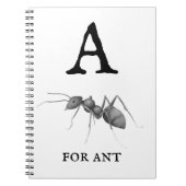 Antの「A」 ノートブック (正面)