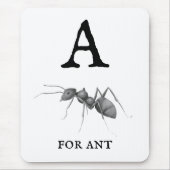 Antの「A」 マウスパッド (正面)