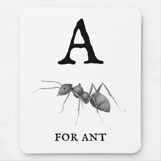 Antの「A」 マウスパッド (正面)