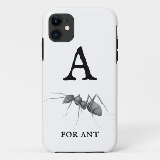 Antの「A」 Case-Mate iPhoneケース (裏面)