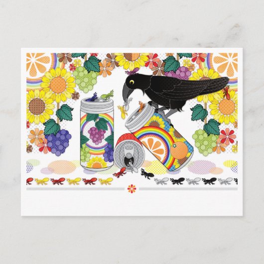 ANTカラフル（再作成） ポストカード (正面)