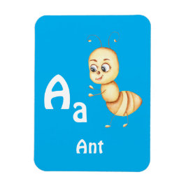 AntパーソナライズABC:レターA – 名前の追加 マグネット