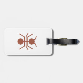 Antラゲッジタグ(革ストラップ付き) ラゲッジタグ