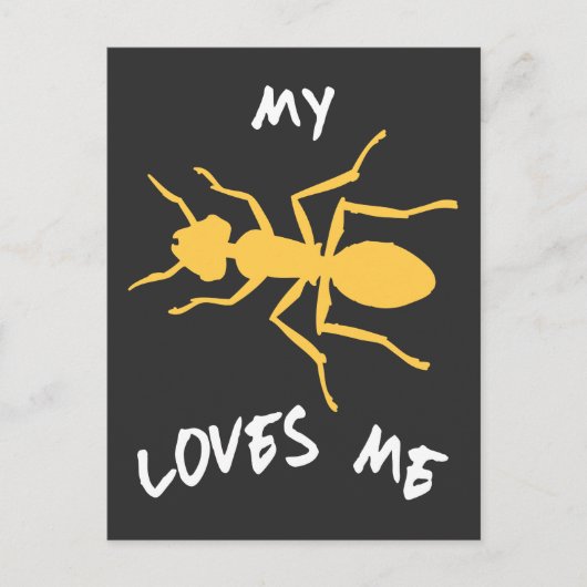 Ant叔母は私の家族のギフト甥の姪を愛している ポストカード (正面)