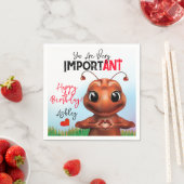 Ant感動的 Sign Language誕生日 スタンダードカクテルナプキン (インサイチュ)