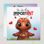 Ant手話誕生日カード (正面/裏面)