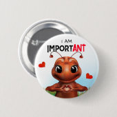 Ant手話 缶バッジ (正面&裏面)