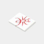 Ant脚アンテナ赤 ポストイット (アングル)