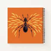 Ant Art Insect Lover Orange Entomology Bugs ノートブック (裏面)