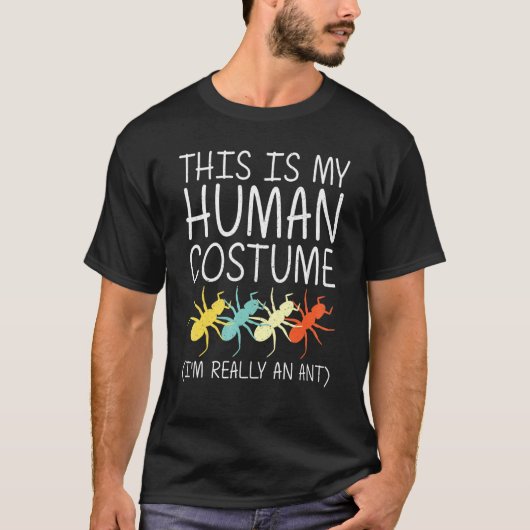Ant Halloween Human Costume Wasp Pest Insect Easy  Tシャツ (正面)