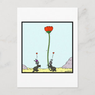 Ant in love: Ant cartoon ポストカード