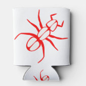 Ant Legs Antennas Red 缶クーラー (裏面)