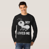 Ant lovers叔母がNepheの家族のプレゼントを愛する Tシャツ (正面フル)