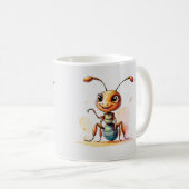 Ant Magおもしろい -自然恋人の喜び コーヒーマグカップ (正面右)