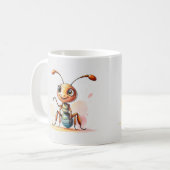 Ant Magおもしろい -自然恋人の喜び コーヒーマグカップ (正面左)