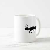 Ant Mug - No Text - Funny Badly Drawn Gift コーヒーマグカップ (正面右)