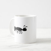 Ant Mug - No Text - Funny Badly Drawn Gift コーヒーマグカップ (正面左)