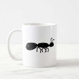 Ant Mug - No Text - Funny Badly Drawn Gift コーヒーマグカップ