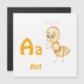 Ant personalize ABC: Letter A - お名前を入れてカスタマイズ (正面/裏面)
