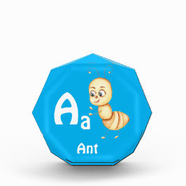 Ant personalize ABC: Letter A - お名前を入れてカスタマイズ フォトブロック