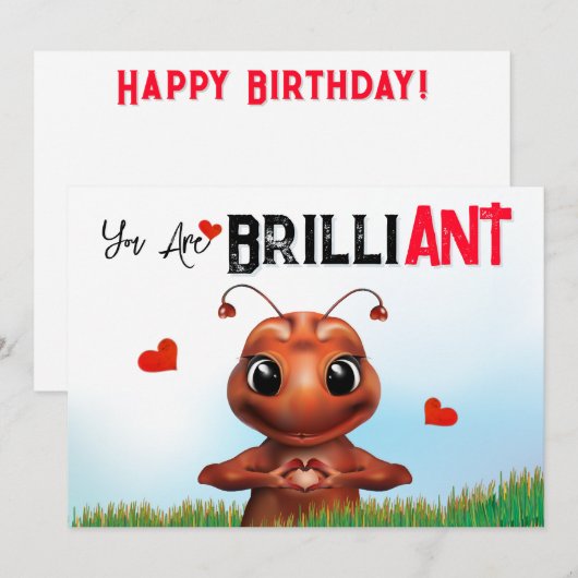 Ant Pun Birthday (正面/裏面)