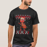 Ant Santa Hat Men Women Kids Ugly Christmas Light Tシャツ<br><div class="desc">Ant Santa Hat Men Women Kids Ugly Christmas Light</div>