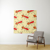 Ant seamless pattern vintageant, abstract, animal, タペストリー (インサイチュ(横))