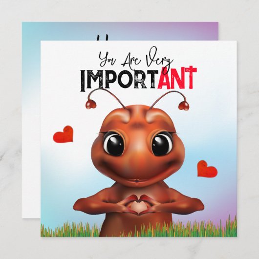 Ant Sign Language子供の誕生日 (正面/裏面)