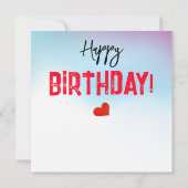 Ant Sign Language子供の誕生日 (裏面)