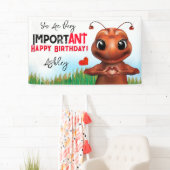 Ant Sign Language子供の誕生日 横断幕 (インサイチュ)