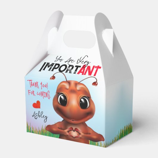 Ant Sign Language誕生日 フェイバーボックス (正面サイド)