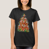 Ant Xmas Lights Santa Ant Christmas Tree Tシャツ (正面)