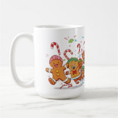anta and Gingerbread Dance Christmas Mug コーヒーマグカップ (左)