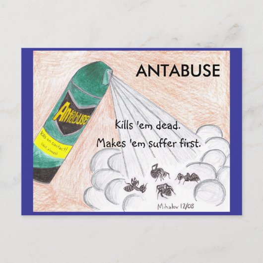 ANTABUSEはがき ポストカード (正面)