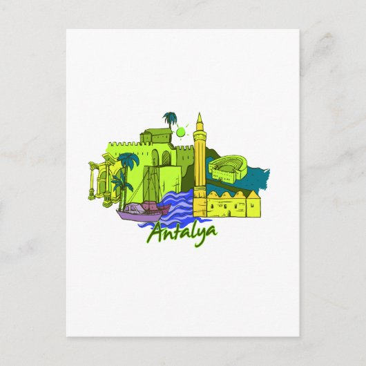 antalya green city image.png ポストカード (正面)