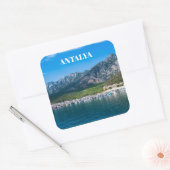 Antalya in der Türkei スクエアシール (封筒)