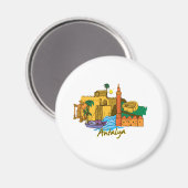 antalya travel vacation image.png マグネット (正面/裏面)