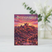 Antananarivo Hills Madagascar ポストカード (スタンド正面)