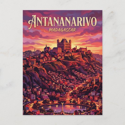 Antananarivo Hills Madagascar ポストカード (正面)
