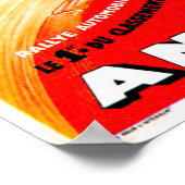 Antar Gas ~ヴィンテージオートロードレースAd ポスター (角)