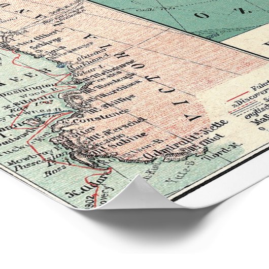 Antarctic Continent ポスター (角)