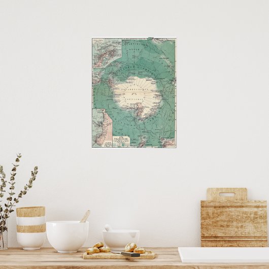 Antarctic Continent ポスター (キッチン)